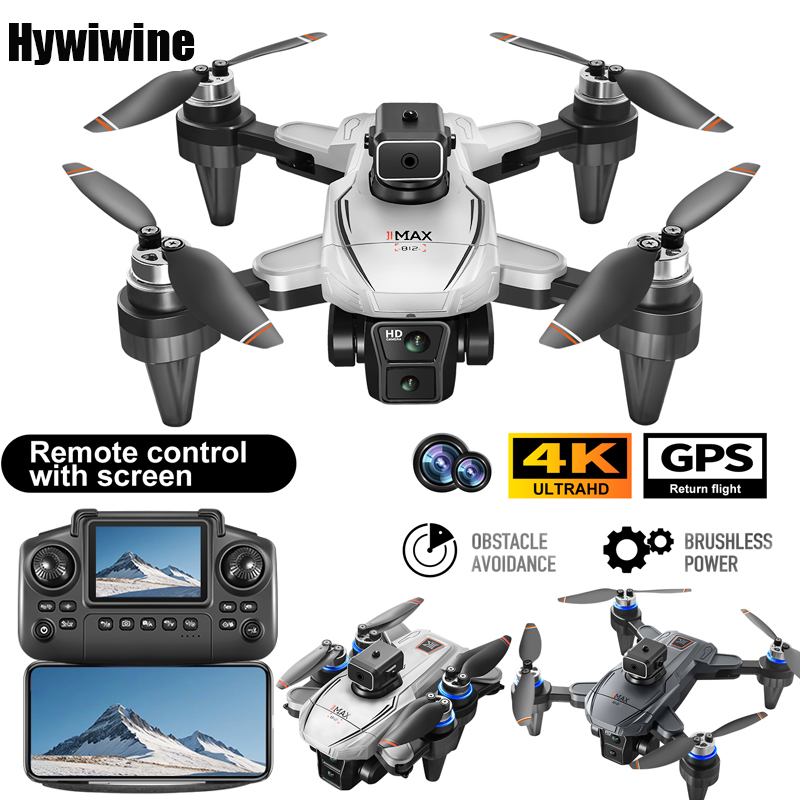 Fpv Brushless Rc Drone 4K - Drone RC GPS dengan Layar 4K