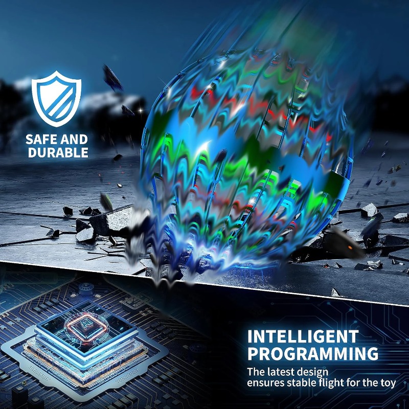 Stem Solar Robot Kit For Kids - Boomerang Flyorb Bola Terbang Ajaib dengan