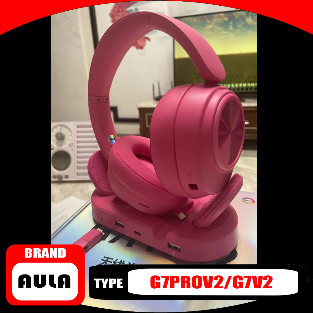 Video Games - Headphone Over-Ear AULA G7 Pro V2,