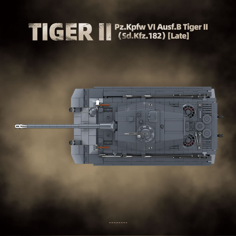 WW2 Militer Raja Harimau Tank  - Lego Compatible Military Tank ulasan dan harga