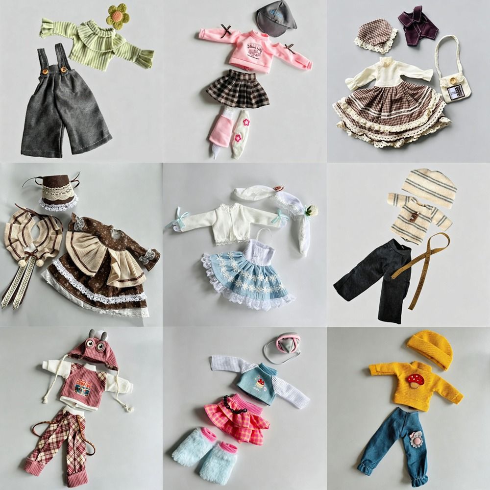 Set Pakaian Boneka 30cm Gaya L - Bjd Doll 1 6 Full Set With Clothes ulasan dan harga