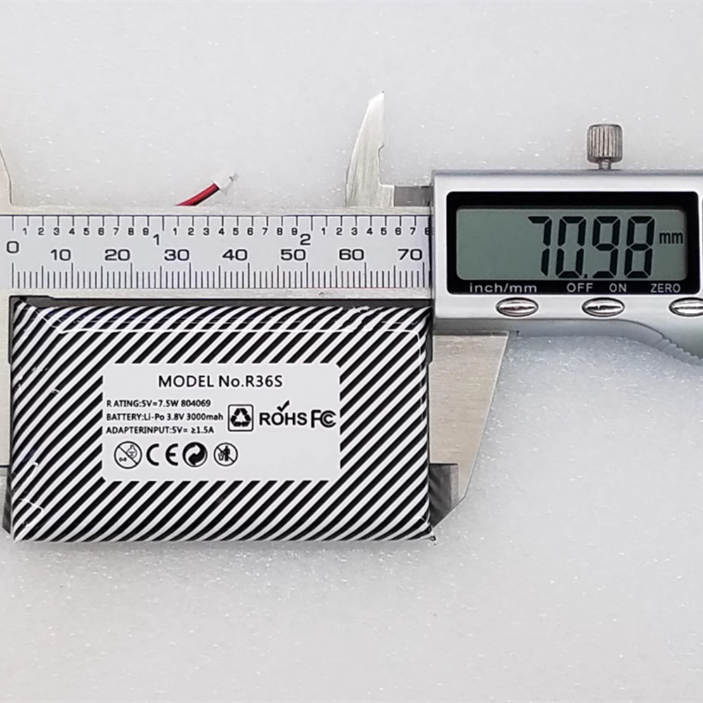Baterai Lithium Polymer 804169 - Retro Handheld Game Console R36S ulasan dan harga
