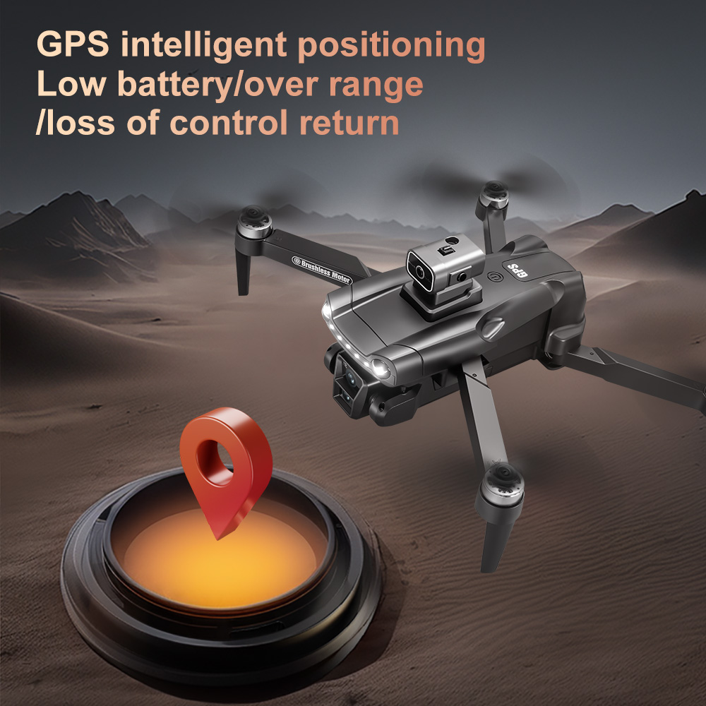 Drone GPS Lipat V198MAX Asli d - Fpv Brushless Rc Drone 4K ulasan dan harga