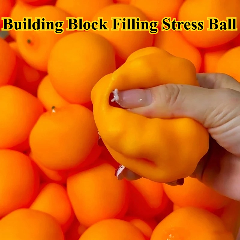 Mainan Fidget Tekan Jeruk Reny - Building Blocks ulasan dan harga