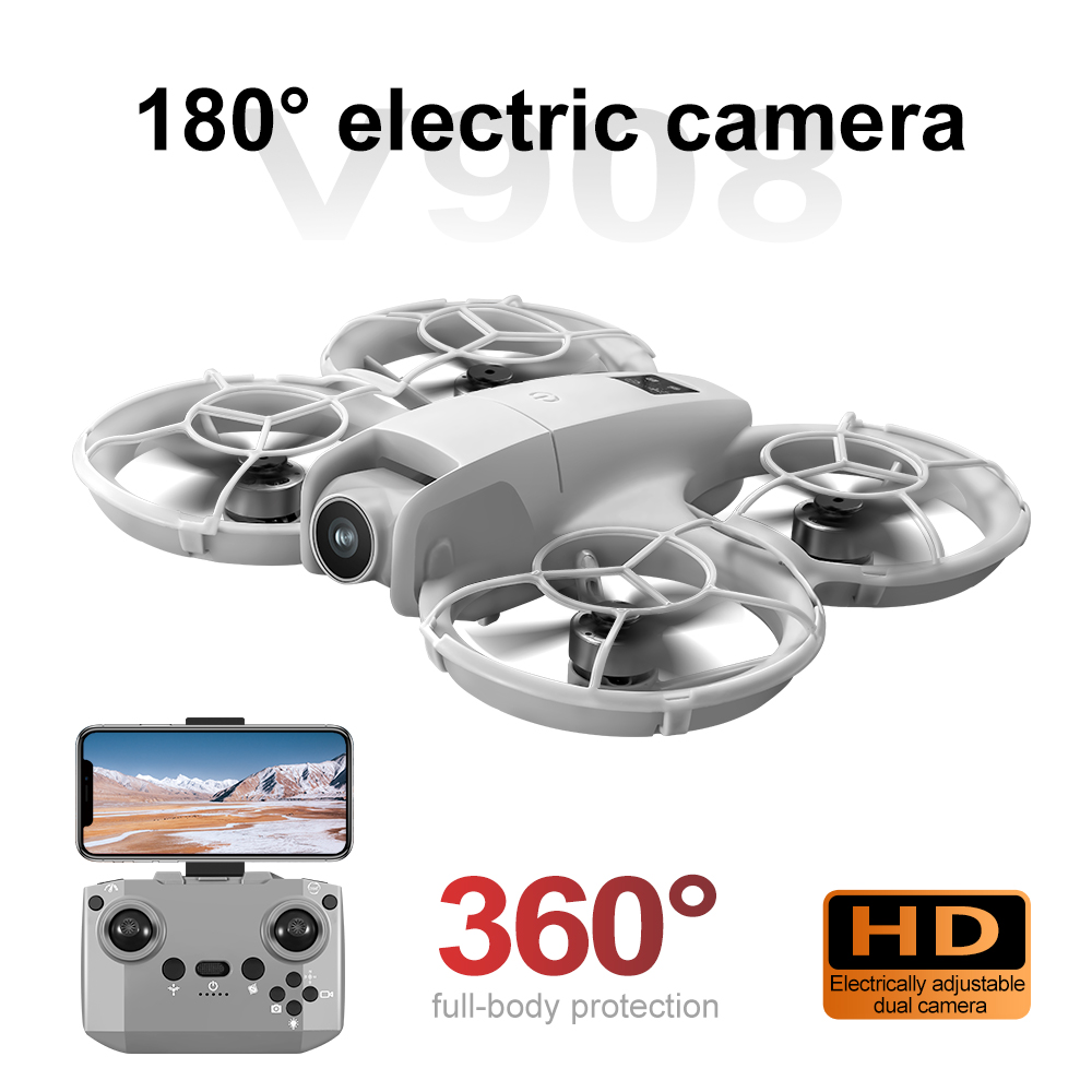 Quadcopter V908 Asli Tanpa Sik - Fpv Brushless Rc Drone 4K ulasan dan harga