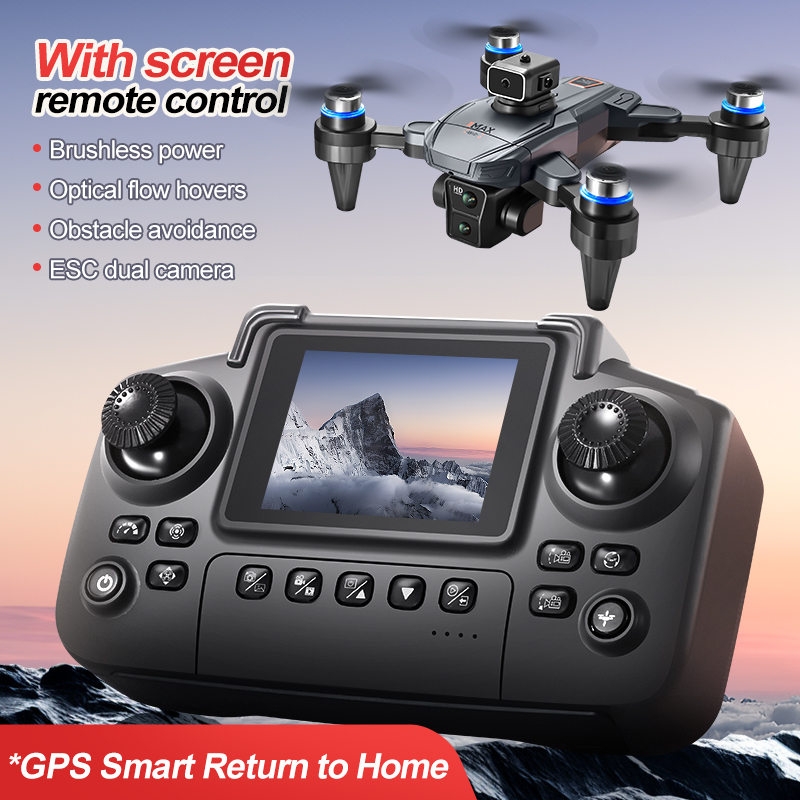 Drone RC GPS dengan Layar 4K K - Fpv Brushless Rc Drone 4K ulasan dan harga