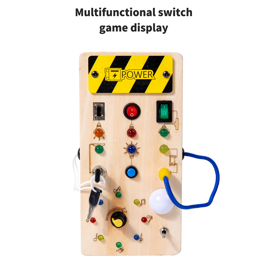 Montessori mainan sensor papan - Montessori Wooden Busy Board Toddler ulasan dan harga